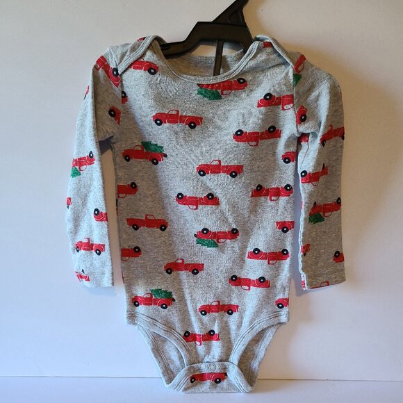 CARTER'S BOY 2 PIECE CHRISTMAS OVERALL SET- BLACK CORDURY + SHIRT SIZE 24 MONTHS - Picture 3 of 14